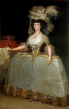 María Luisa de Parma con alforjas Francisco de Goya Pinturas al óleo